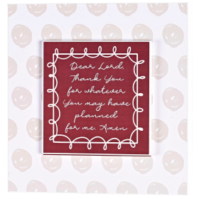 Stacked Wall Plaque Dear Lord Thank You
