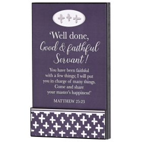 Stacked Wall Plaque Faithful Servant