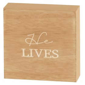 He Lives Tabletop Plock