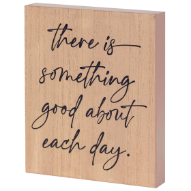 There Is Something Good Tabletop Wall