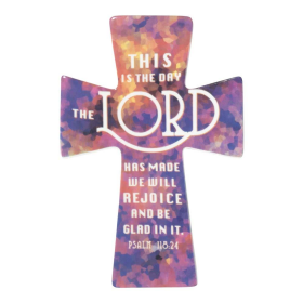This Is The Day Porcelain Wall Cross