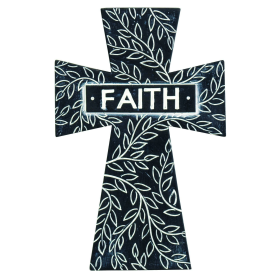 Wall Cross Faith Resin