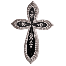 Wall Cross Beaded Edge Resin