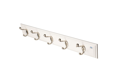 FantasHome 27" Bella Wall Mounted Heavy Duty Hook Rack with 5 Hooks