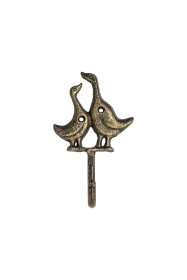 FantasHome Wall Mounted Cast Iron Home Decor Single Hook (Ducks)