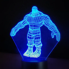 Loveable Hulk (Base Size: 5 1/2" Solid Wood Base)