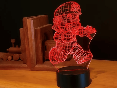 Mario (Base Size: 3 1/2" Round Base)