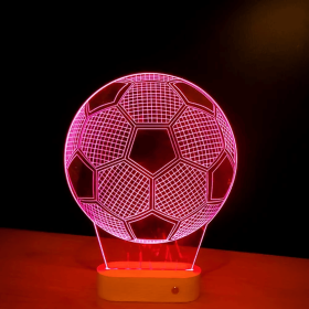 Soccer Ball (Base Size: 13" Strip Base for 12" x 12" Acrylic Insert)