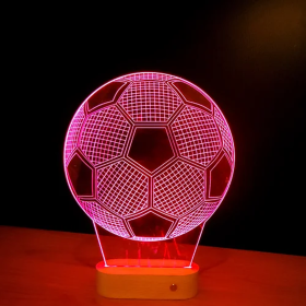 Soccer Ball (Base Size: 5 1/2" Solid Wood Base)