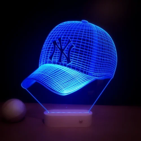 Sports Cap (Base Size: 5 1/2" Solid Wood Base)