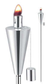 Anywhere Garden Torch Outdoor Garden Torch (Color: Cone Shape)