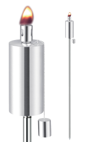 Anywhere Garden Torch Outdoor Garden Torch (Color: Cylinder Shape)