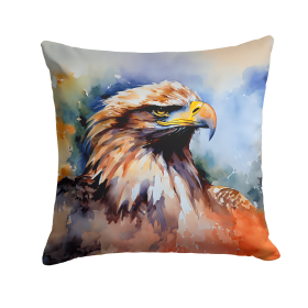 Watercolor Birds Throw Pillow (Design: Eagle 3216)