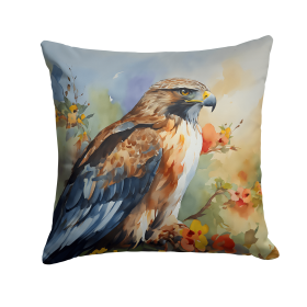 Watercolor Birds Throw Pillow (Design: Hawk 3232)