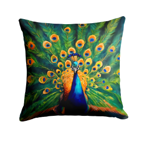 Watercolor Birds Throw Pillow (Design: Peacock 3250)