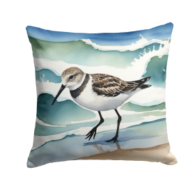 Birds, Birds, Birds Throw Pillow (Design: Sanderling 7525)