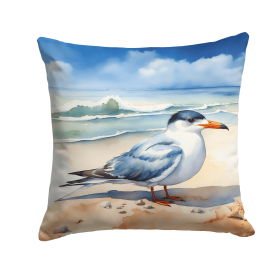 Birds, Birds, Birds Throw Pillow (Design: Tern 7529)