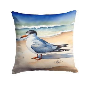 Birds, Birds, Birds Throw Pillow (Design: Tern 7530)