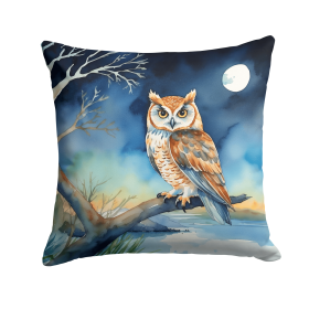 Birds, Birds, Birds Throw Pillow (Design: Owl 7531)