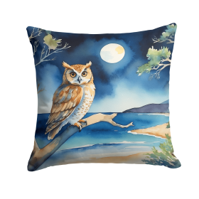 Birds, Birds, Birds Throw Pillow (Design: Owl 7532)